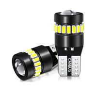 2x W5W T10 LED sans erreur feu de stationnement pour Ford Fiesta Focus 2 3 Mondeo mk2 mk3 mk4 Fusion Kuga 194 168 Ampoule