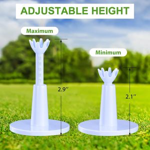 Tees de Golf Personalizados con Logotipo, Tees de Golf Ajustables para Campos de Práctica, Simuladores, Tees de Goma y Plástico Irrompibles, Accesorios de Golf - Product Image 2
