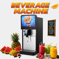 Distributeur de boissons pour restaurant, distributeur de boissons gazeuses pour restauration rapide, machine de comptoir avec enseigne lumineuse