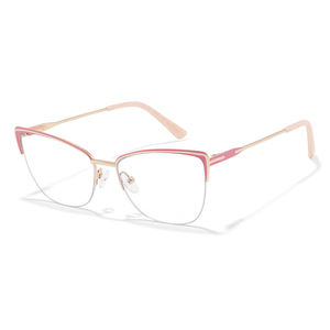 Nouvelles lunettes de vue élégantes <span class=keywords><strong>pour</strong></span> femmes YIXUN OPTICS, monture en métal pleine bordure, verres acryliques, œil de chat, <span class=keywords><strong>pour</strong></span> la plupart des visages - Product Image 2