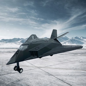 Mô hình máy bay chiến đấu kim loại hợp kim tỷ lệ 1:300, kéo lùi, đồ chơi quân sự đúc nguyên khối dành cho trẻ em - Product Image 2