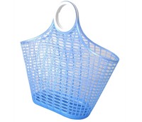 Panier de courses en plastique portable, durable et bon marché en gros