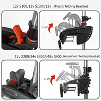 Moteur hors-bord pour bateau de pêche, kayak, moteur flexible sans balais Suptrue 12V 600W de Chine
