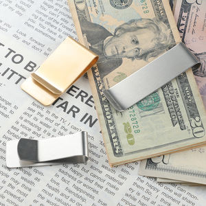 <span class=keywords><strong>Pince</strong></span> à billets en métal avec logo personnalisé de haute qualité pour portefeuille en cuir pour hommes pinces à stylo de bureau d'affaires - Product Image 6