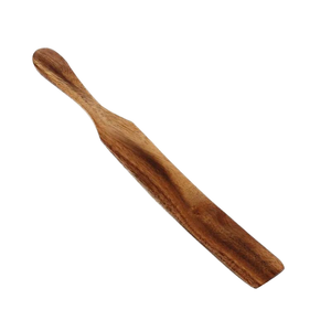 WOQI Lightweight Slender Teak <b>Spatula</b>/Shovel for Mixing Sourdough Starter Culture Easily Reaches the Bottom <b>of</b> the Tank - Product Image 1