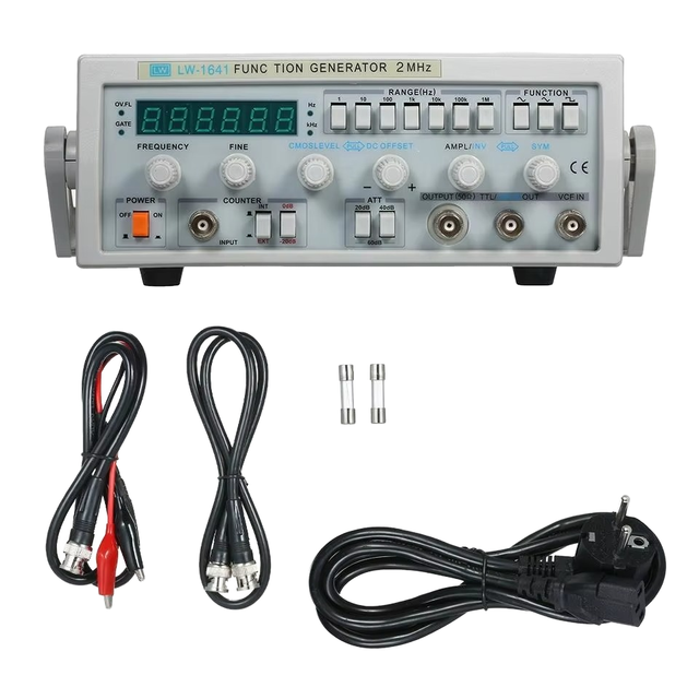 LW-1641 2MHz Function Signal Generator 5MHz 10MHz 15MHz Frequency Meter Arbitrary Waveform Signal Generator