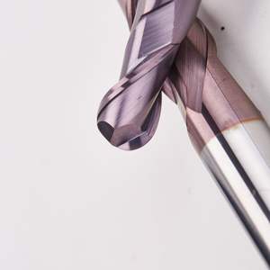 Fraises en bout en carbure de tungstène HRC65 4F HRC60 4 fraises en bout en carbure cémenté plat outils de coupe CNC mèches de routeur personnalisées Cutter <span class=keywords><strong>Tun</strong></span> - Product Image 3