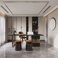 Plans de conception de maison moderne 3D à 2 étages, écologiques et durables, avec conception graphique, vente en gros et solution de design intérieur