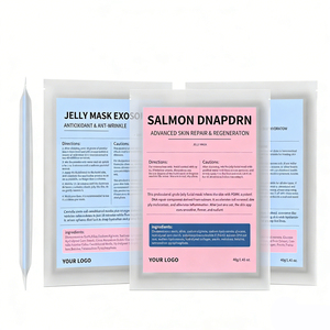 Masque en poudre de gelée pour le soin de la peau du visage OEM ODM <span class=keywords><strong>ADN</strong></span> de saumon PDRN Blanchissant Biologique Rose Charbon Théier Collagène Masque facial - Product Image 4