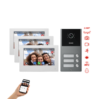 Moniteur intelligent WIFI Tuya 7 pouces, caméra HD 1080P, système de visiophone étanche, interphone bidirectionnel, déverrouillage NFC, RFIC extérieur