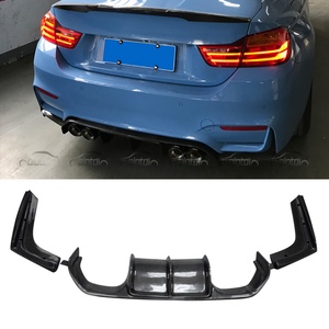 Difusor de Fibra de Carbono Estilo V, Alerón Trasero para BMW F80 M3 F82 F83 M4 Estándar y Convertible 2015-2019 - Product Image 1