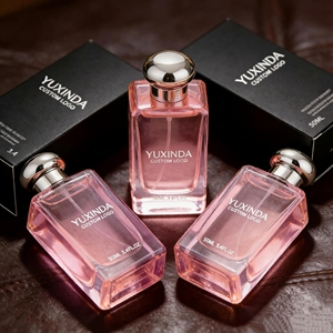 Envase Cosmético Rosa Translúcido con Logotipo Personalizado, Botella de Perfume Vacía de Lujo con Pulverizador de Vidrio, 30 ml, 50 ml, 100 ml, con <span class=keywords><strong>Caja</strong></span> - Product Image 4