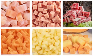 Tự động đông lạnh thịt dicing Máy cắt thịt bò thịt lợn Cube Cutter tươi tỏi Cube Cutter Rau máy móc chế biến thịt - Product Image 6