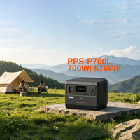 SOUOP - Estación de Energía Portátil Lifepo4 para Exteriores, Generador Solar para Camping, 700W, Almacén en la UE