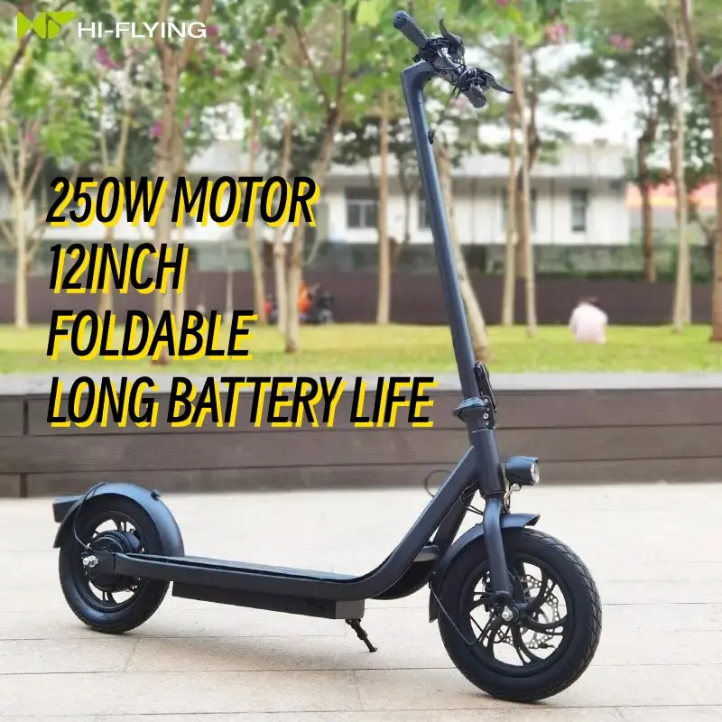 Usa Magazijn Snelle Levering Dropshipping 250W 12 Inch Opvouwbare Elektrische Scooter Voor Volwassen Elektrische Scooter