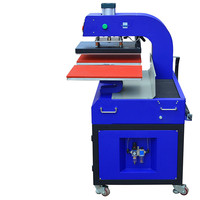 Presse à chaud DTF double station Slide Pro 40*50cm, machine de transfert thermique par sublimation, nouvelle presse à air automatique