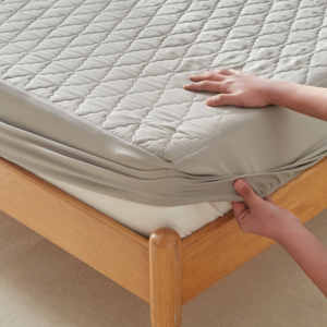 Protège-matelas imperméable King Size confortable en polyester, <span class=keywords><strong>drap</strong></span>-<span class=keywords><strong>housse</strong></span> doux, lavable en machine – Offre spéciale - Product Image 3