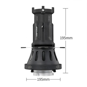 Snoot optique conique Bowens pour éclairage <span class=keywords><strong>photo</strong></span>, lumière LED pour <span class=keywords><strong>effets</strong></span> spéciaux en photographie artistique - Product Image 5