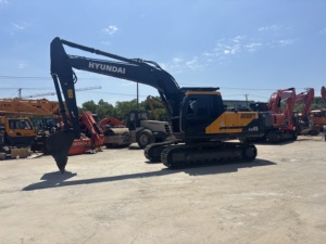 รถขุดตีนตะขาบฮุนได HX220S ใหม่เอี่ยม ขนาด 22 ตัน รุ่นปี 2023 บุ้งกี๋ 0.92 เมตร พร้อมมอเตอร์ เครื่องยนต์ เกียร์ ลูกปืน มีสินค้าในสต็อก - Product Image 3