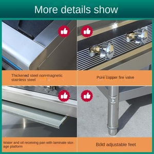 เตาทำอาหารแบบใช้แก๊สสำหรับซุปในครัว - Product Image 6