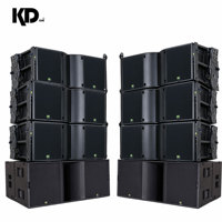 Altavoz de 12 y 18 Pulgadas para Exteriores, con Imán de Neodimio, Line Array Pasivo para Configuración de Conciertos, Impedancia de 8/4 Ohmios