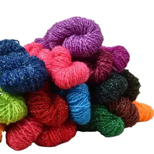 Factory price Skein yarn Hand Knitting Golden Yarn for Knitted
