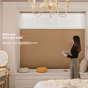 Persianas <span class=keywords><strong>de</strong></span> Panal, Cortinas Plisadas, Persianas <span class=keywords><strong>de</strong></span> Panal Motorizadas Día y Noche, Persianas Opacas para Dormitorio, Tratamientos <span class=keywords><strong>de</strong></span> Ventanas <span class=keywords><strong>de</strong></span> Lujo - Product Image 2