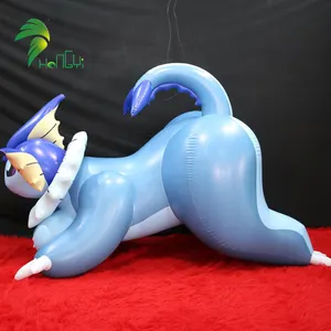 Giant Newest Customized Modern Inflatable Shark Sexy Cartoon Girl Dolls