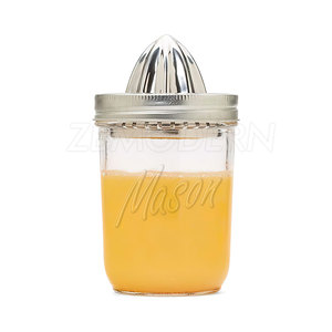 Thép Chất lượng cao của nhãn hiệu máy ép trái cây với Glass <span class=keywords><strong>Mason</strong></span> chum dễ dàng sử dụng tay ép cho thực phẩm tươi sống cho nhà bếp sử dụng trên bán với nắp - Product Image 6
