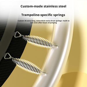 <span class=keywords><strong>Mini</strong></span> <span class=keywords><strong>trampoline</strong></span> rond <span class=keywords><strong>de</strong></span> haute qualité <span class=keywords><strong>de</strong></span> 140 cm <span class=keywords><strong>avec</strong></span> balles océaniques et paniers <span class=keywords><strong>de</strong></span> basket, idéal pour les jeux interactifs en intérieur - Product Image 6