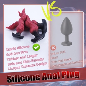 LetRock - Tapón Anal de Silicona, Dildo de Fantasía, Masajeador de Próstata, Juguete Sexual para Adultos, Dispositivo de Masturbación Anal Femenino - Product Image 4