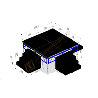 Scène modulable en aluminium de haute qualité avec certification CE européenne, en forme de H et de T, pour événements