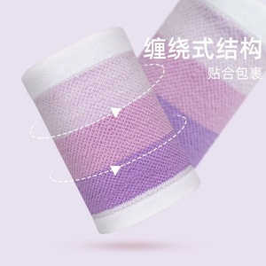 Soporte para muñeca, muñequera transpirable de algodón para mujer, deportes, Yoga, correr, ejercicio, Fitness, tamaño Universal, par, color rosa melocotón - Product Image 3