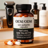 Capsules de Palmier Nain Premium pour la Santé de la Prostate, Bloqueur Naturel de DHT, Capsules en Vrac pour la Perte de Cheveux, Certifié GMP ISO, OEM