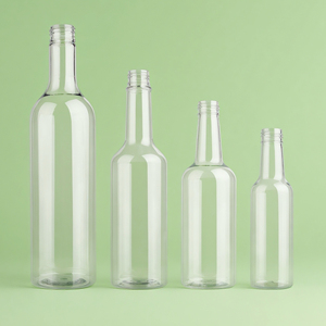 Chất Lượng Cao 50Ml 125Ml 150Ml 330Ml <span class=keywords><strong>750Ml</strong></span> Nhựa Rỗng OEM Tùy Chỉnh Màu Sắc Hình Dạng Rượu Whisky Leakproof Chai - Product Image 1