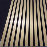 Panneaux acoustiques décoratifs en placage PU or et argent pour la réduction du bruit, idéaux pour les hôtels et les gymnases (APK023)