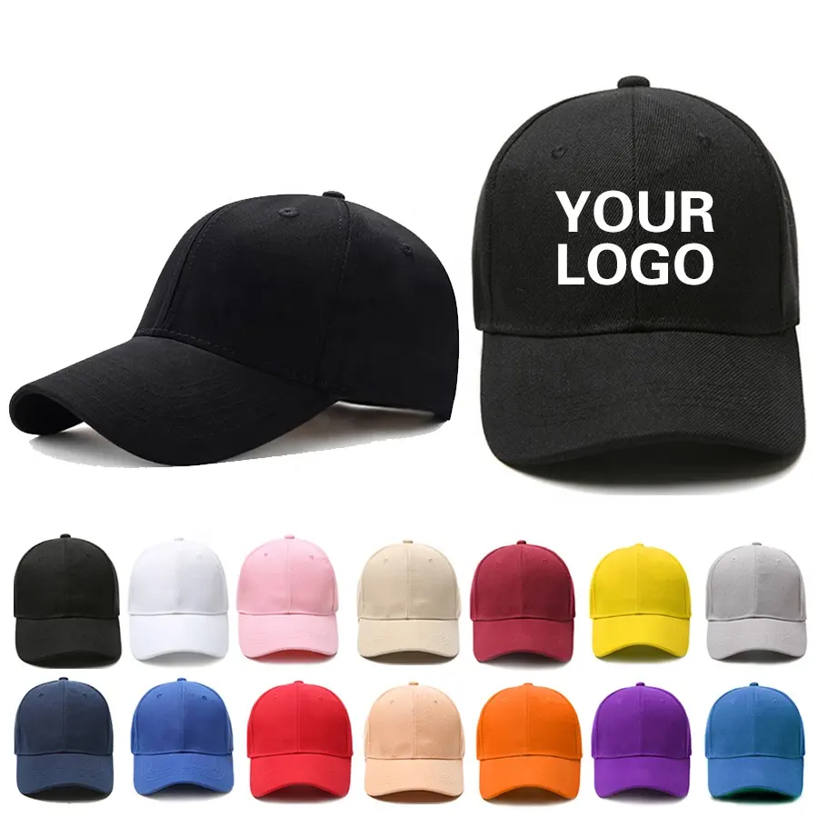 Custom Logo Embroidered Mesh Caps For Men Woman Adjustable Trucker Hat Men's Blank Baseball Cap