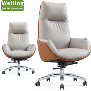 Boss Manager CEO con schienale alto girevole ergonomico in vera pelle sedie da ufficio Executive con supporto lombare 4D