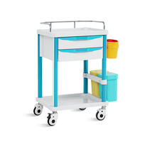 SAIKANG – chariot de Service médical d'urgence avec poubelle ABS, vente en gros, SKR-CT625-3