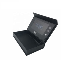 Mini papier artisanal avec écran Lcd, vente en gros, carton d'invitation pour mariage