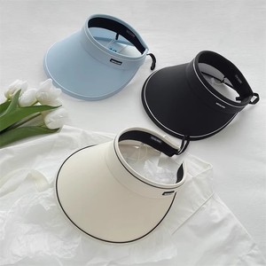 Gorra de Sol con Visera Ancha, Plegable, Protección UV, Transpirable, para Ciclismo al Aire Libre, para Adultos, Color Sólido, Poliéster - Product Image 1