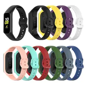Wholesale band galaxy fit-Eraysun New Official Style Silicone Straps For Samsung Galaxy Fit e R375 Rubber Watch Band