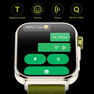 [Fabricant Direct] Montre Connectée MA34 AMOLED avec Bracelet en Silicone, Modèle Exclusif, Contrôle d'Accès NFC Transfrontalier pour Appels - Product Image 3