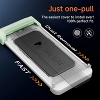 Protection d'écran en verre trempé 3D AR 9H HD anti-bulles anti-chute pour iPhone 15 16 17 18 Pro Max Plus Air 16e 17e avec kit applicateur