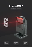 Scanner de codes-barres de bureau 2D Syble 868RB, scanner de codes QR, scanner à montage fixe, machine de lecture de codes QR pour POS