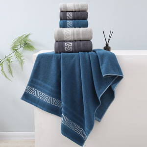 Tinh khiết bông Jacquard khăn Set dày nhanh chóng-khô khuôn mặt và khăn tắm cho nhà hoặc khách sạn sử dụng thấm quá trình dệt - Product Image 5