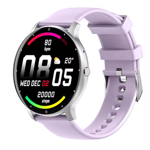 <strong>Smart</strong> <strong>Watch</strong> Dafit BT Call Heart Rate 1.28inch Round Screen IP67 Waterproof Women Men Smartwatch DE02C Upgrade - Product Image 3