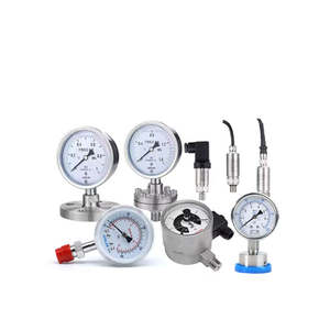 الفولاذ المقاوم للصدأ 0 ~ 25MPA "NPT مقياس ضغط غشاء الغشائي للذكور مع وصلة سفلية لـ - Product Image 4