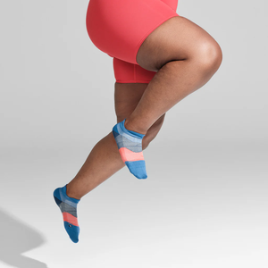 Chất Lượng Cao Màu Hồng Dệt Kim Chuyên Nghiệp Mắt Cá Chân Nén Chạy <span class=keywords><strong>Elite</strong></span> Siêu Ánh Sáng Không Có Hiển Thị Marathon Vớ - Product Image 6