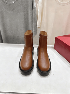 Buckle Strap Chunky Heel Ankle <b>Boots</b> with Platform Sole for Women Casual Daily Wear and Street Style Valentinoing - Product Image 6